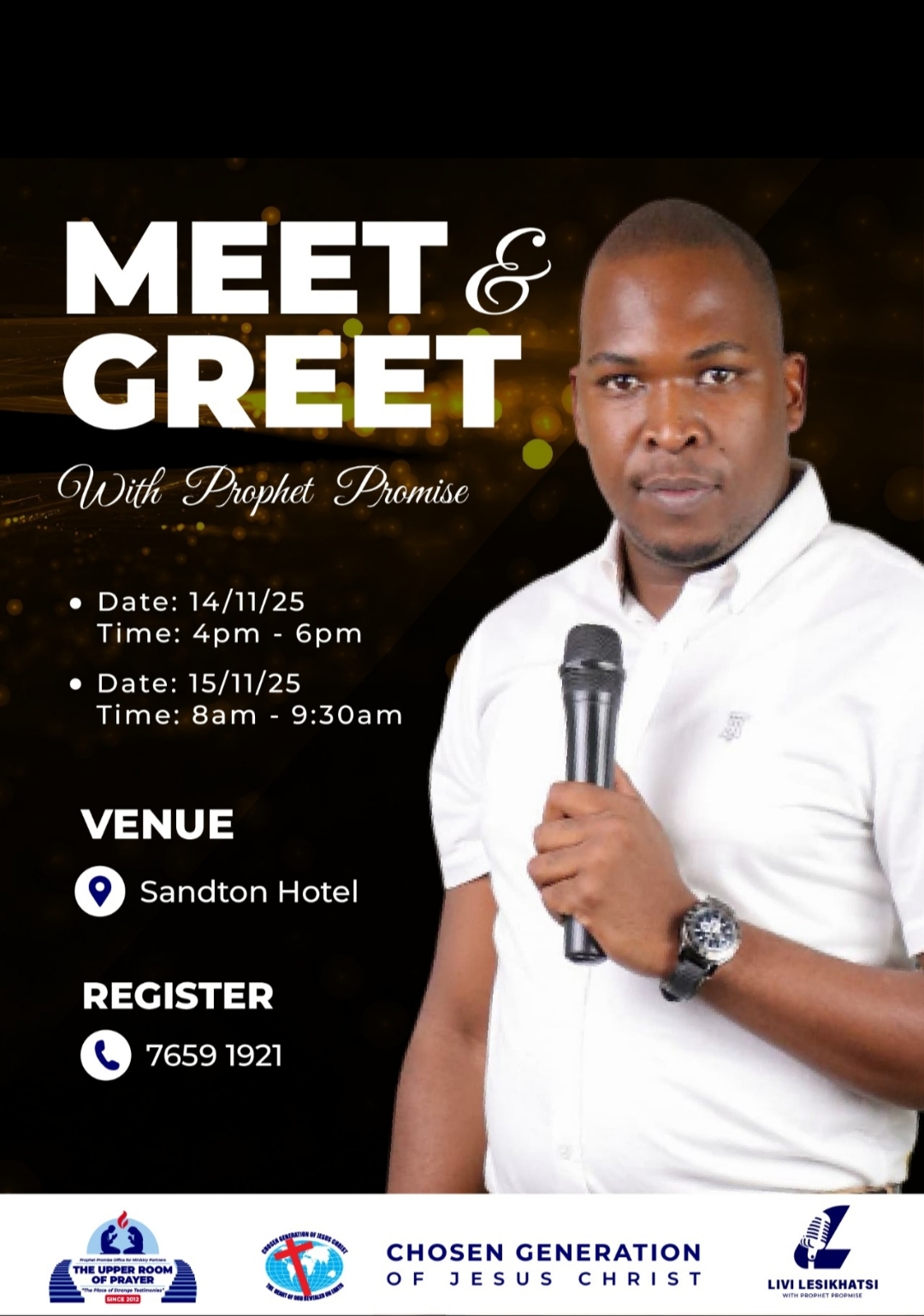 Meet & Greet with Prophet Promise