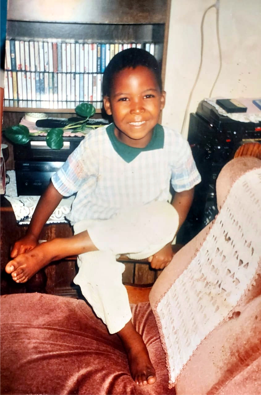 A young Promise Shongwe